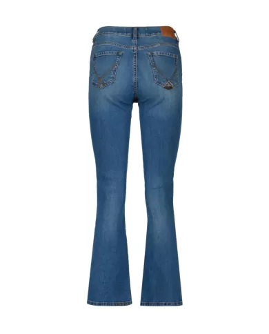 Jeans Donna denim slim flare RND104CG212111 ZANDRA HEM | ROY ROGER'S