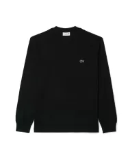LACOSTE T-shirt Uomo TH7307 A-EP in cotone a manica lunga con ricamo coccodrillo 031 NERO LACOSTE T-shirt Uomo TH7307 A-EP in cotone a manica lunga con ricamo coccodrillo 031 NERO