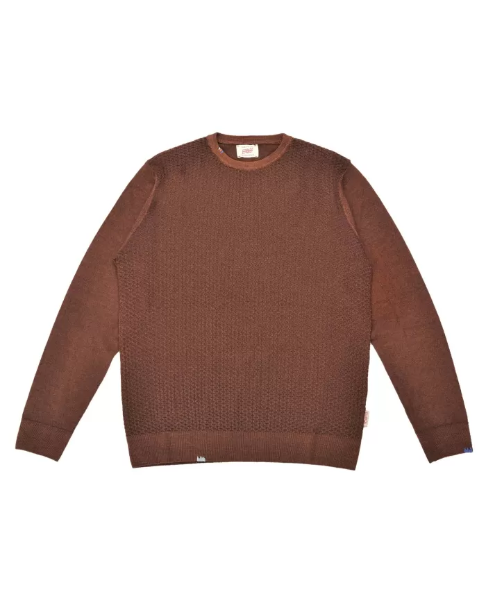 Maglia Uomo lana regular ricamo DUNKI RK R00459 | BOB Maglia Uomo lana regular ricamo DUNKI RK R00459 | BOB