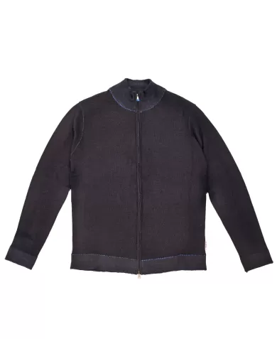 Cardigan Uomo lana regular logo MARIN R00425 | BOB Cardigan Uomo lana regular logo MARIN R00425 | BOB