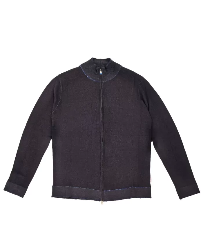 Cardigan Uomo lana regular logo MARIN R00425 | BOB Cardigan Uomo lana regular logo MARIN R00425 | BOB
