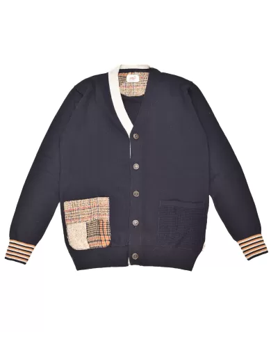 Cardigan Uomo lana comfort logo MARTY | BOB Cardigan Uomo lana comfort logo MARTY | BOB