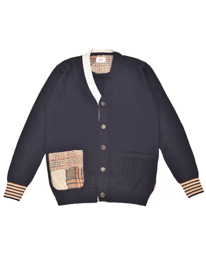 Cardigan Uomo lana comfort logo MARTY | BOB Cardigan Uomo lana comfort logo MARTY | BOB