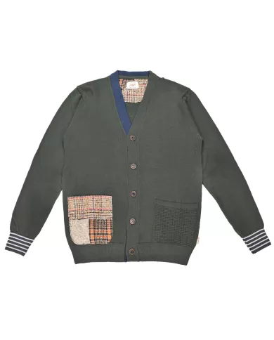 Cardigan Uomo lana comfort logo MARTY | BOB Cardigan Uomo lana comfort logo MARTY | BOB