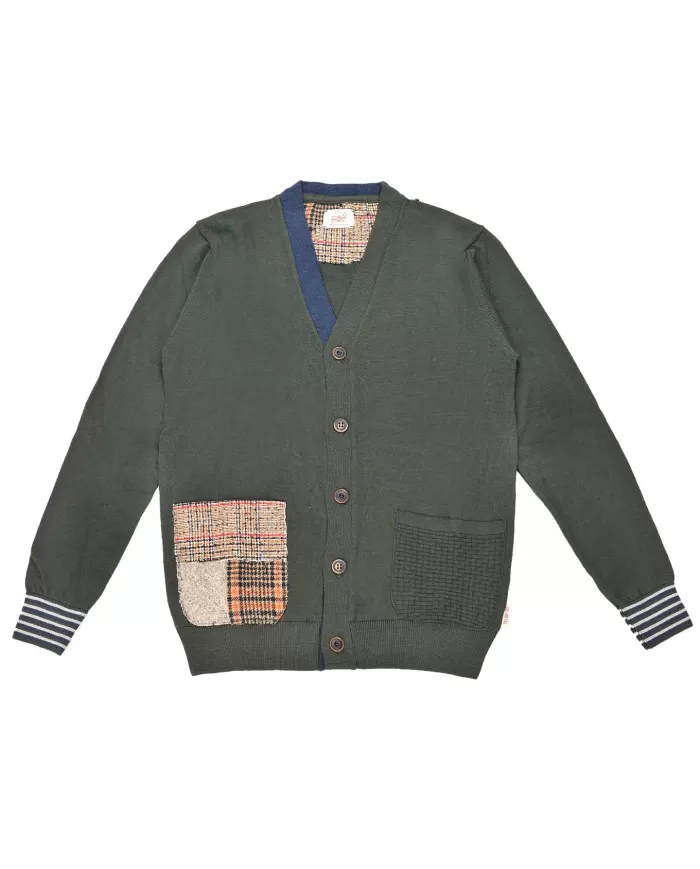 Cardigan Uomo lana comfort logo MARTY | BOB Cardigan Uomo lana comfort logo MARTY | BOB