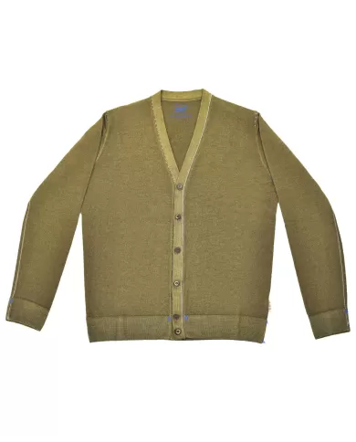 Cardigan da Uomo lana regular logo MENDOZA R00426 | BOB Cardigan da Uomo lana regular logo MENDOZA R00426 | BOB