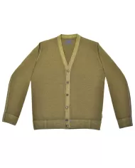 Cardigan da Uomo lana regular logo MENDOZA R00426 | BOB
