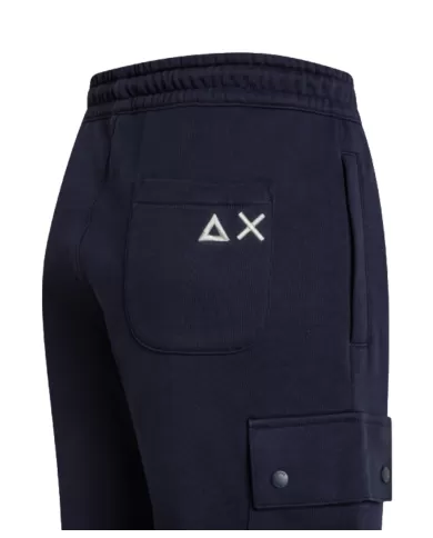 Pantalone di cotone uomo logo ricamo F44141 LONG PANT CARGO | SUN68 Pantalone di cotone uomo logo ricamo F44141 LONG PANT CARGO | SUN68