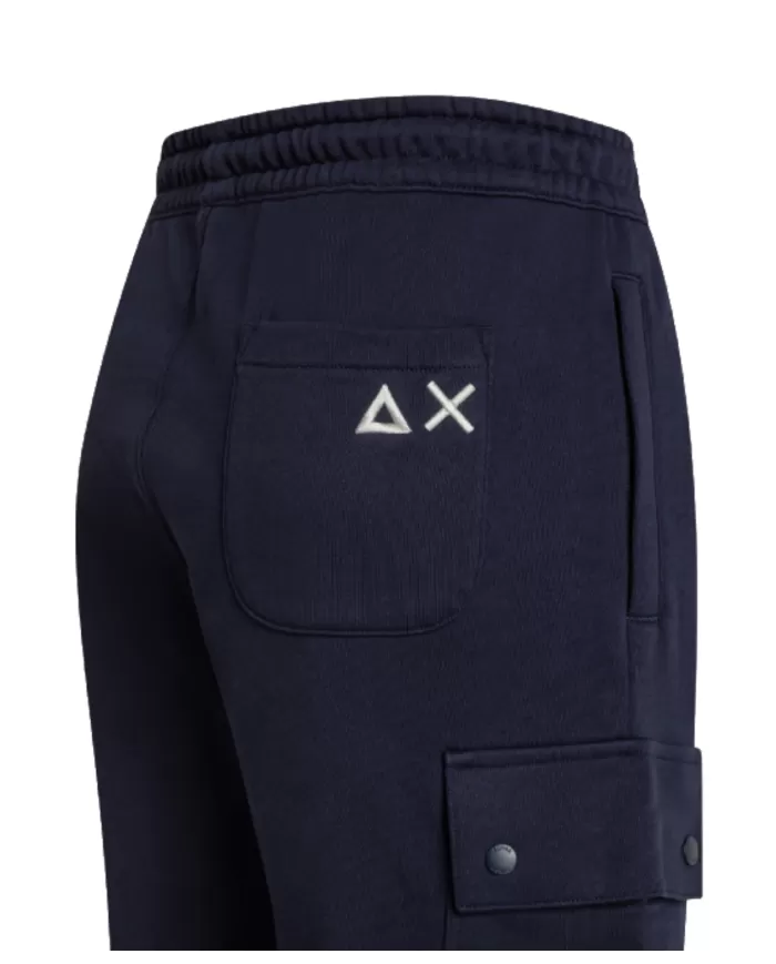 Pantalone di cotone uomo logo ricamo F44141 LONG PANT CARGO | SUN68 Pantalone di cotone uomo logo ricamo F44141 LONG PANT CARGO | SUN68