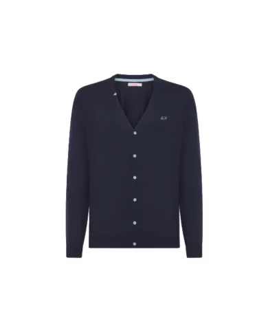 Cardigan Uomo Scollo a V K44103 SOLID | SUN68 Cardigan Uomo Scollo a V K44103 SOLID | SUN68