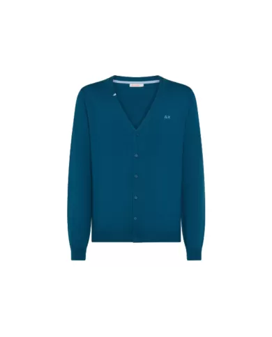 Cardigan Uomo Scollo a V K44103 SOLID | SUN68 Cardigan Uomo Scollo a V K44103 SOLID | SUN68