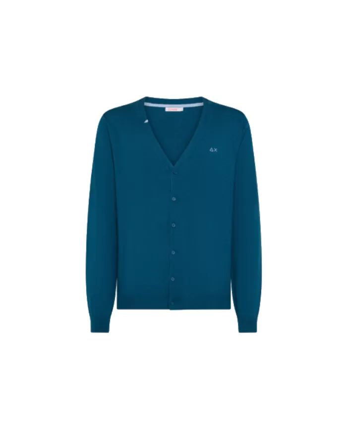 Cardigan Uomo Scollo a V K44103 SOLID | SUN68 Cardigan Uomo Scollo a V K44103 SOLID | SUN68