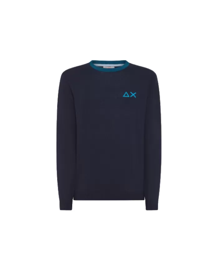 Maglia Uomo Contrasto colore K44130 ROUND BIG ELBOW | SUN68 Maglia Uomo Contrasto colore K44130 ROUND BIG ELBOW | SUN68
