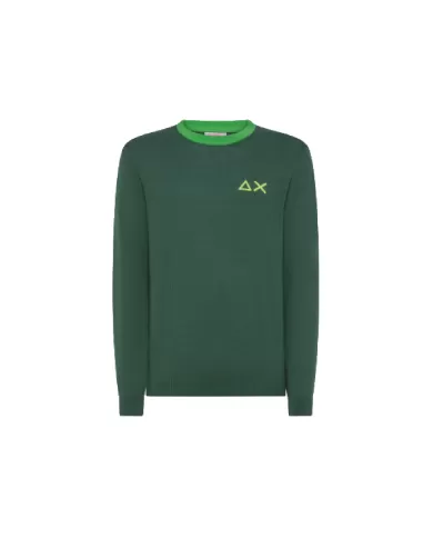Maglia Uomo Contrasto colore K44130 ROUND BIG ELBOW| SUN68 Maglia Uomo Contrasto colore K44130 ROUND BIG ELBOW| SUN68
