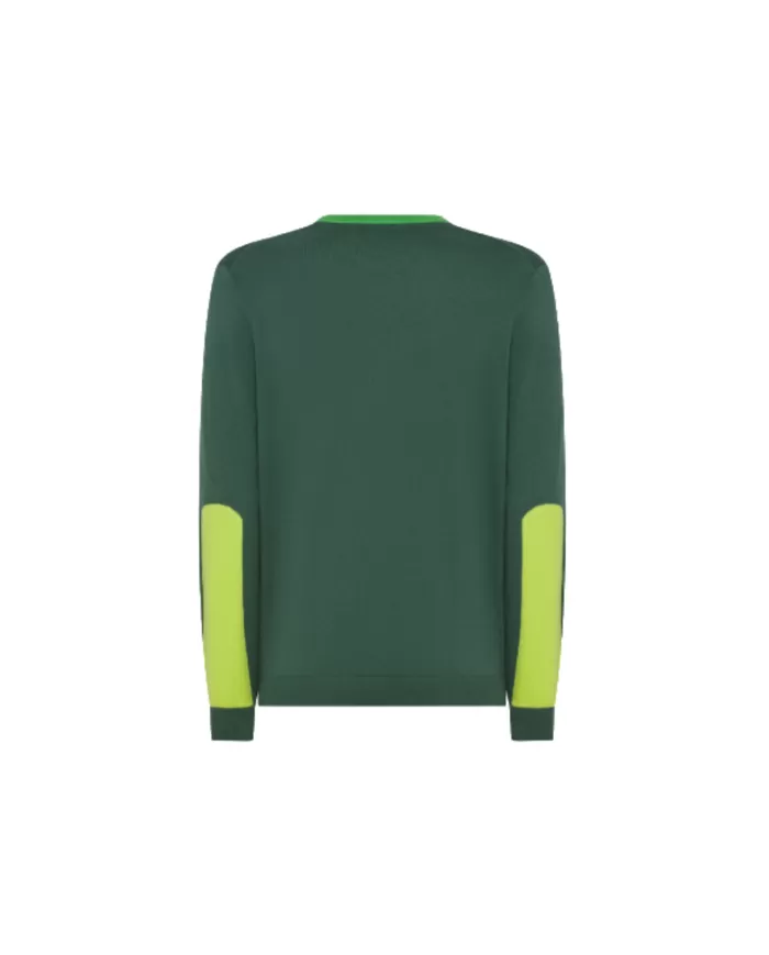Maglia Uomo Contrasto colore K44130 ROUND BIG ELBOW| SUN68 Maglia Uomo Contrasto colore K44130 ROUND BIG ELBOW| SUN68