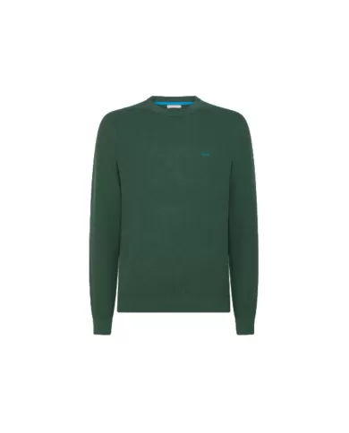 Maglia Uomo Logo Ricamo K44140 ROUND PIQUET KNIT | SUN68 Maglia Uomo Logo Ricamo K44140 ROUND PIQUET KNIT | SUN68