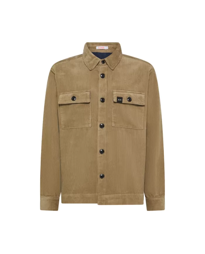 Giacca Uomo S44111 OVERSHIRT CORDUROY | SUN68 Giacca Uomo S44111 OVERSHIRT CORDUROY | SUN68