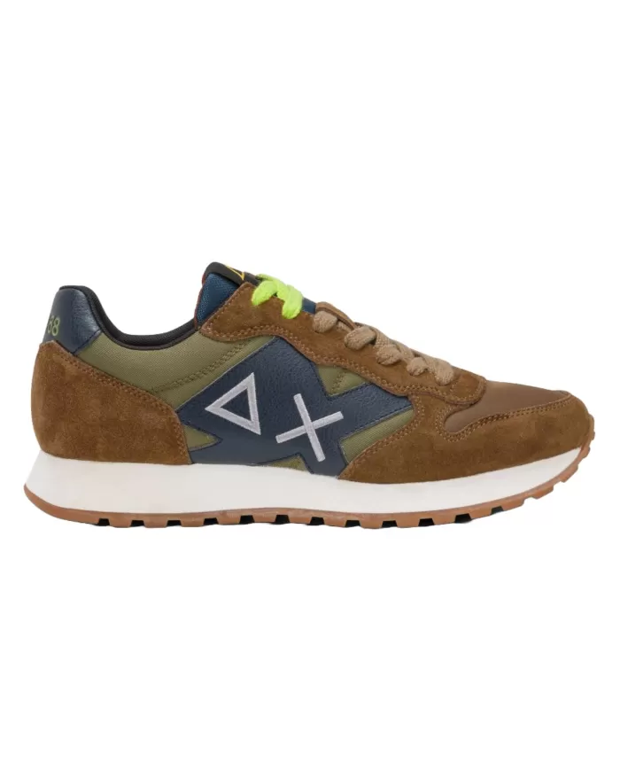Sneakers uomo logo ricamo Z44114 JAKI BICOLOR | SUN68 Sneakers uomo logo ricamo Z44114 JAKI BICOLOR | SUN68