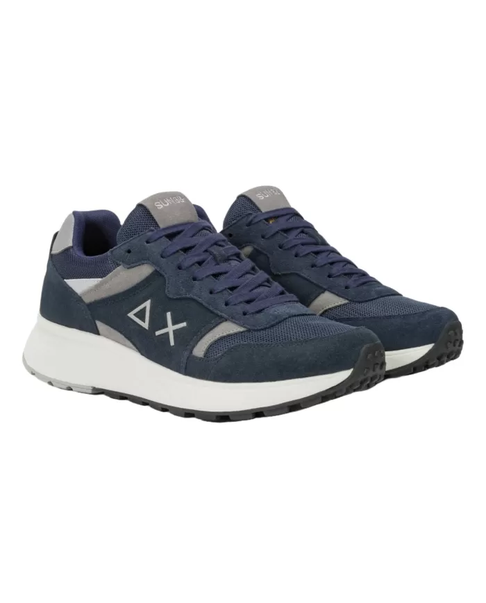 Sneaker Uomo pelle basic logo Z44127 DADDY | SUN68 Sneaker Uomo pelle basic logo Z44127 DADDY | SUN68