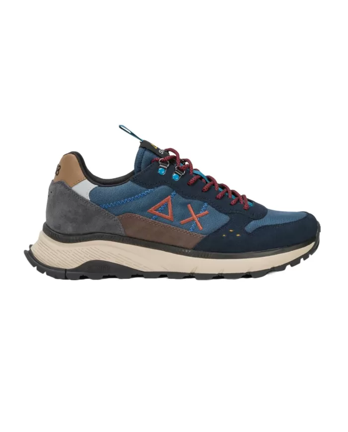 Sneakers Uomo pelle comfort logo Z44128 FIRE AND CAMPING | SUN68 Sneakers Uomo pelle comfort logo Z44128 FIRE AND CAMPING | SUN68