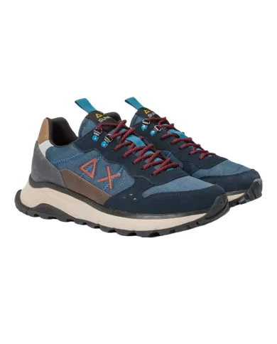 Sneakers Uomo pelle comfort logo Z44128 FIRE AND CAMPING | SUN68