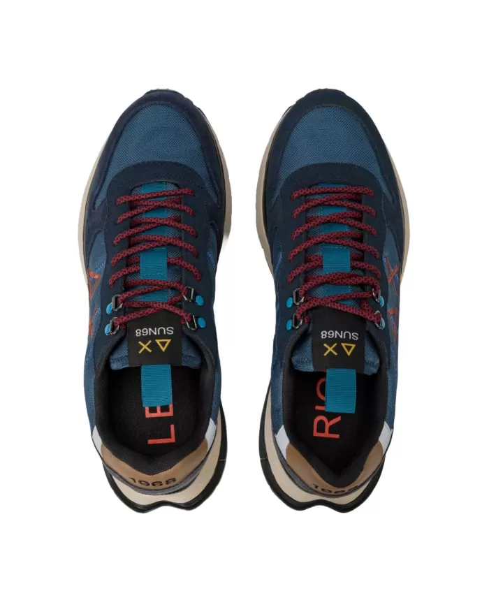Sneakers Uomo pelle comfort logo Z44128 FIRE AND CAMPING | SUN68 Sneakers Uomo pelle comfort logo Z44128 FIRE AND CAMPING | SUN68