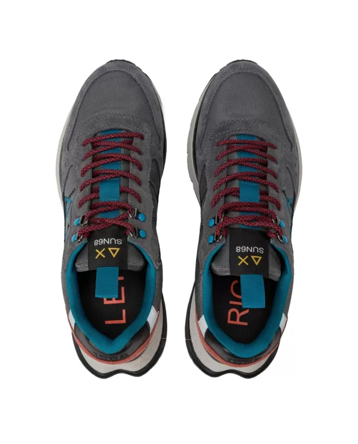 Sneakers Uomo pelle comfort logo Z44128 FIRE AND CAMPING | SUN68