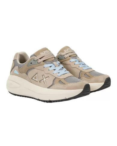 Sneaker Donna pelle scamosciata logo Z44228 VENUS SUEDE | SUN68