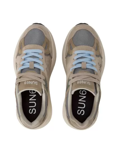 Sneaker Donna pelle scamosciata logo Z44228 VENUS SUEDE | SUN68