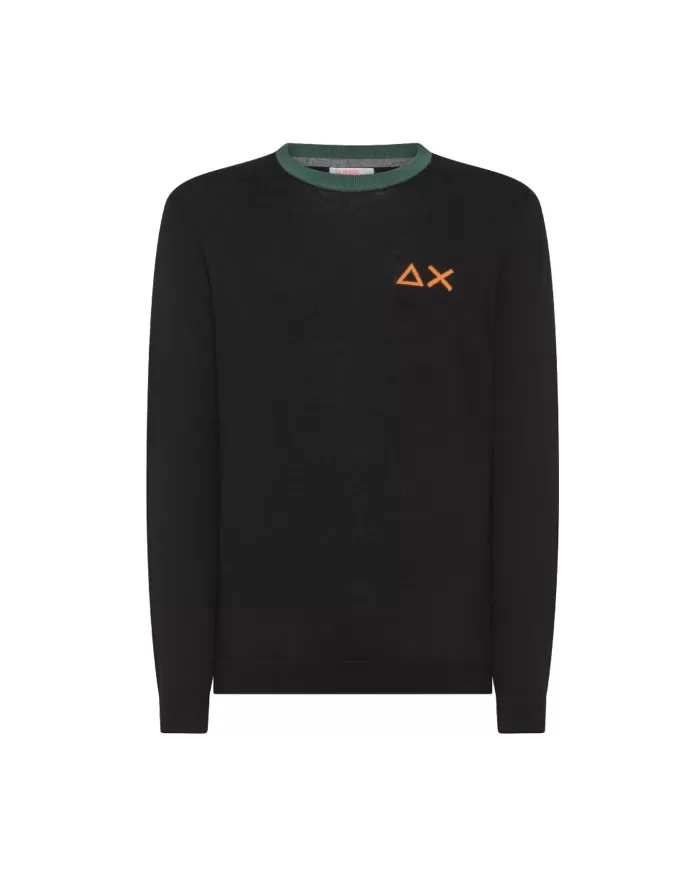 Maglia Uomo Contrasto colore K44130 ROUND BIG ELBOW | SUN68 Maglia Uomo Contrasto colore K44130 ROUND BIG ELBOW | SUN68