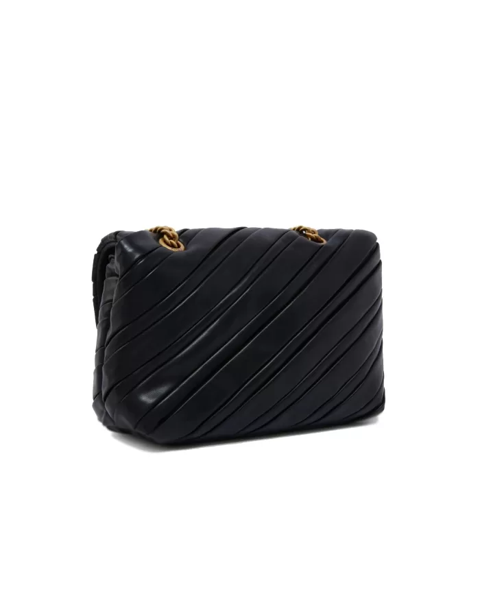 Borsa Donna pelle plissè logo 100039 A1V9 LOVE PUFF MINI| PINKO Borsa Donna pelle plissè logo 100039 A1V9 LOVE PUFF MINI| PINKO