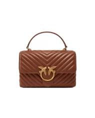 Borsa Donna pelle classico chevron 100043 A0GK LOVE LADY PUFF| PINKO