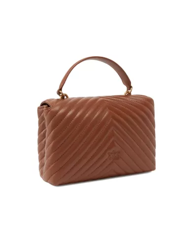 Borsa Donna pelle classico chevron 100043 A0GK LOVE LADY PUFF| PINKO