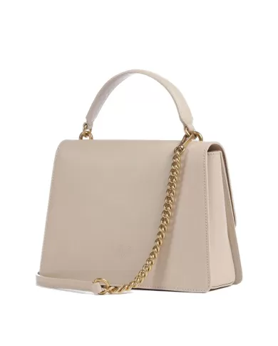 Borsa Donna pelle seta logo 100066 A0F1 LOVE ONE CLASSIC| PINKO