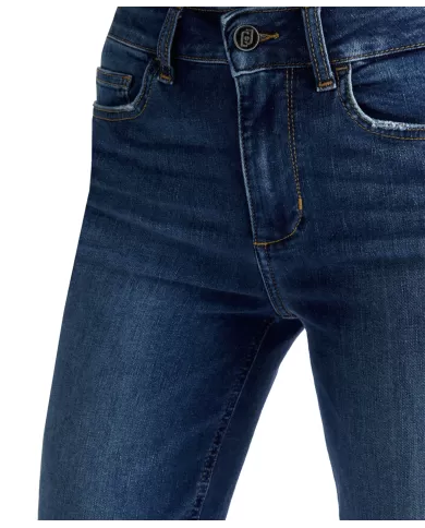 Jeans donna logo strass skinny UF4013D4615 DIVINE | LIU JO