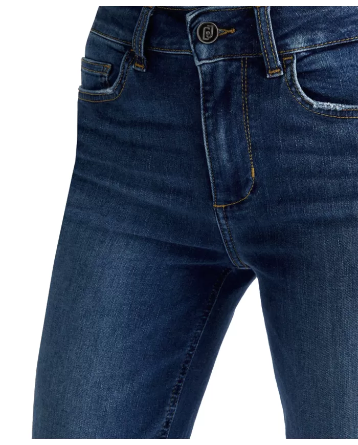 Jeans donna logo strass skinny UF4013D4615 DIVINE | LIU JO