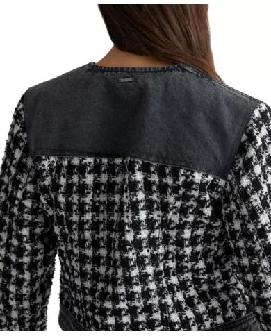 Giacca donna pied de poule jacquard UF4160D4956 | LIU JO Giacca donna pied de poule jacquard UF4160D4956 | LIU JO