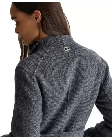 Cappotto donna collo maxi revers WF4060T4627 | LIU JO