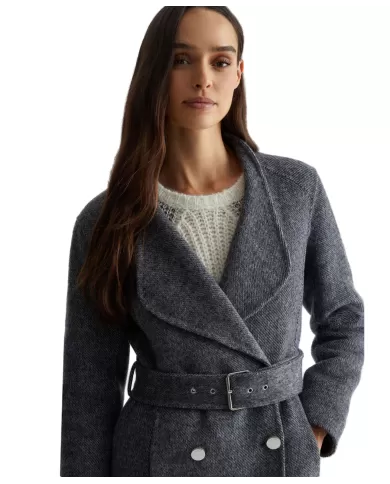 Cappotto donna collo maxi revers WF4060T4627 | LIU JO