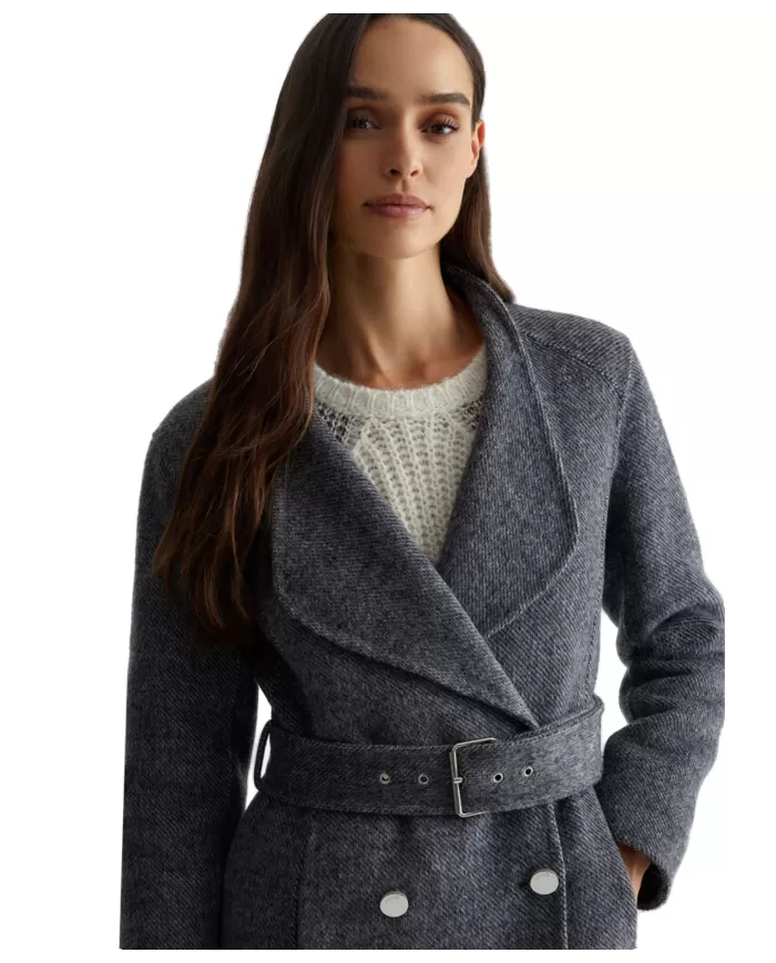 Cappotto donna collo maxi revers WF4060T4627 | LIU JO