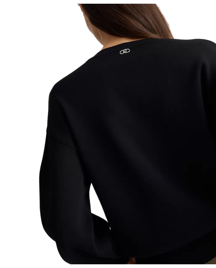 Maglia donna logata in metallo WF4226MA05P | LIU JO