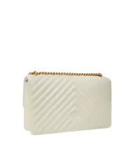 Borsa donna con motivo chevron 100941 A0GK LOVE ONE CLASSIC | PINKO