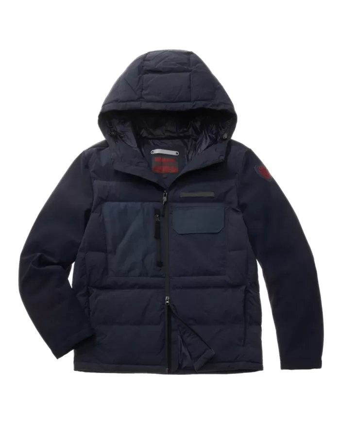 Giubbotto Uomo blu multitasche 24WBLUC02345 006996 HAMLIN | BLAUER Giubbotto Uomo blu multitasche 24WBLUC02345 006996 HAMLIN | BLAUER