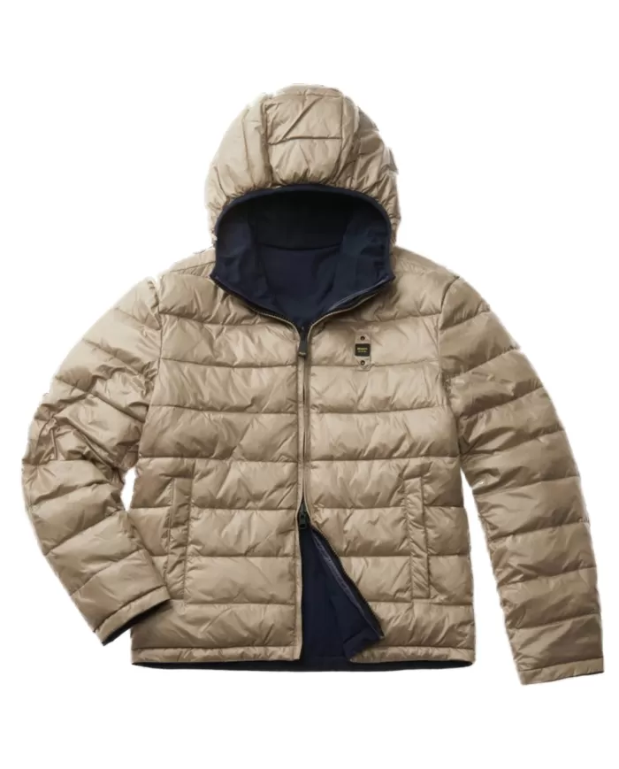 Piumino uomo reversibile blu 24WBLUC06054 005480 BALLARD | BLAUER Piumino uomo reversibile blu 24WBLUC06054 005480 BALLARD | BLAUER