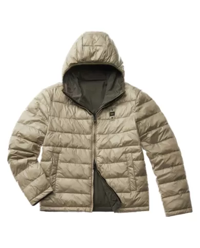 Piumino uomo reversibile verde 24WBLUC06054 005480 BALLARD| BLAUER Piumino uomo reversibile verde 24WBLUC06054 005480 BALLARD| BLAUER