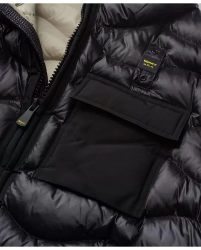 Piumino uomo nero int. beige 24WBLUC02056 005958 BRYANT | BLAUER