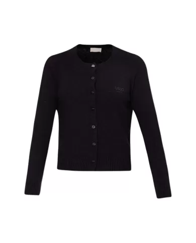 Cardigan donna nero WF4364MA49P| LIU JO Cardigan donna nero WF4364MA49P| LIU JO