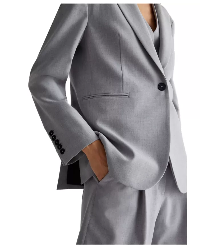 Giacca frozen donna con spacchi sul retro e logo WF4446T2627 | LIU JO