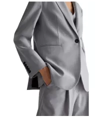 Giacca frozen donna con spacchi sul retro e logo WF4446T2627 | LIU JO