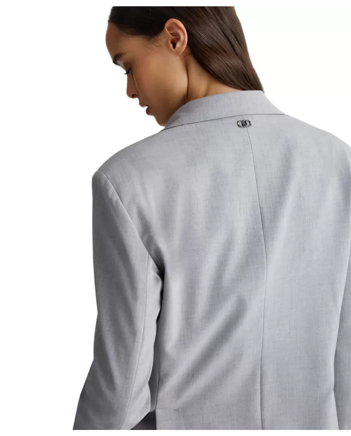 Giacca frozen donna con spacchi sul retro e logo WF4446T2627 | LIU JO